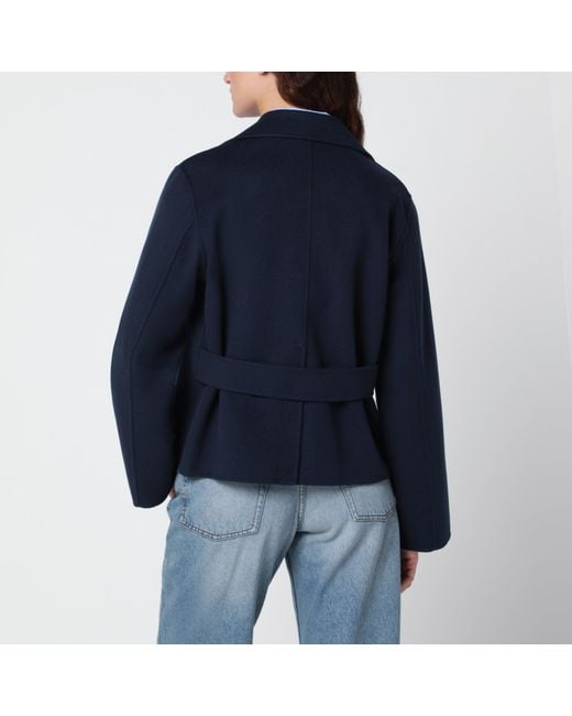 Weekend by Maxmara Blue Cropped Jacket