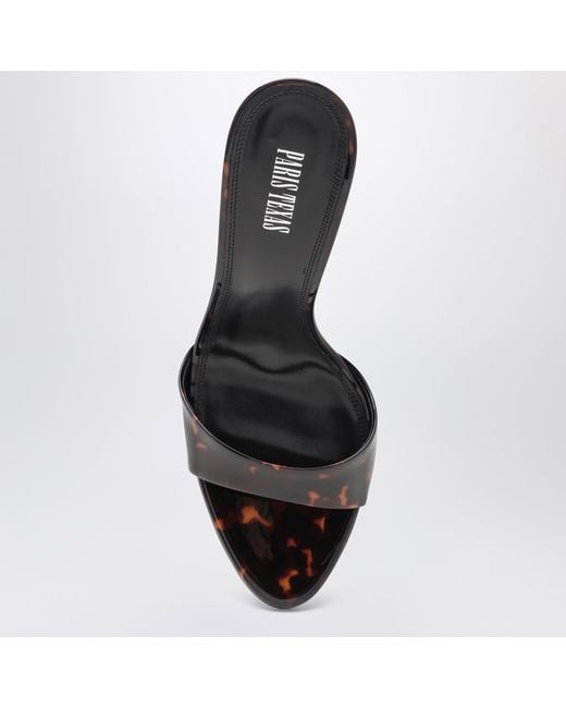 Paris Texas Black Lidia 105 Patent Leather Mules