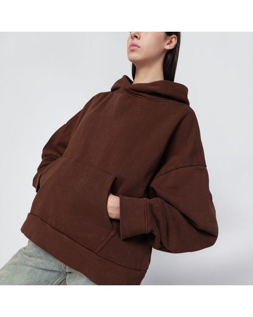 Entire studios Brown Hooded Sweatshirt