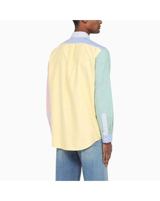 Camicia oxford patchwork classic-fit di Polo Ralph Lauren in Blue da Uomo