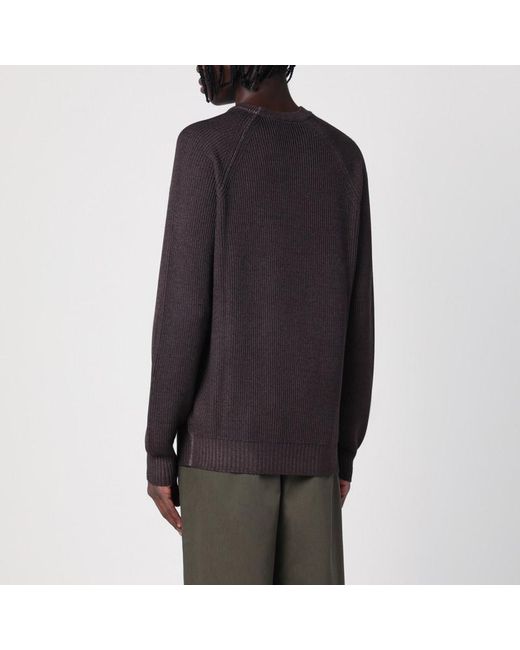 Tagliatore Blue Virgin Wool Pullover for men