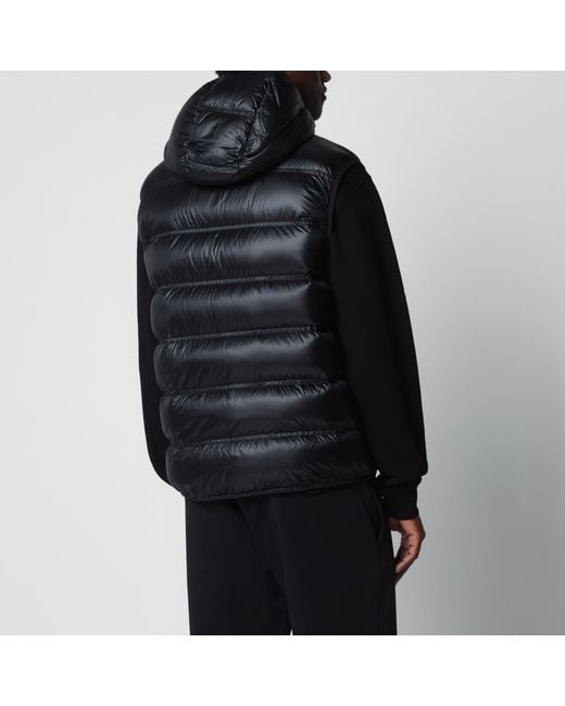 Moncler Black Nylon-Padded Panestrel Waistcoat for men