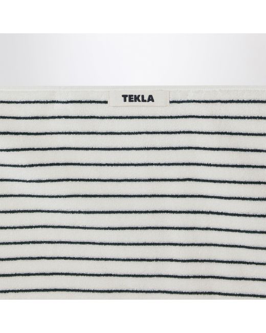 Tekla White Striped Guest Towel 30X50 for men