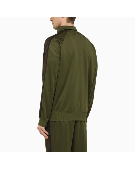 Needles Green Track Sweatshirt for men