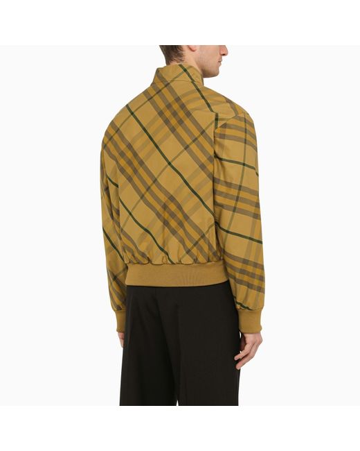 Burberry Natural Cedar Check Pattern Jacket for men