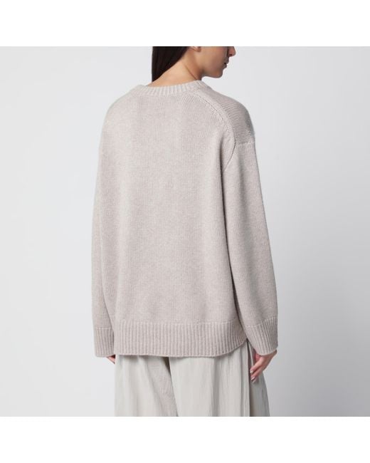 Lisa Yang Gray Noor Crewneck Sweater