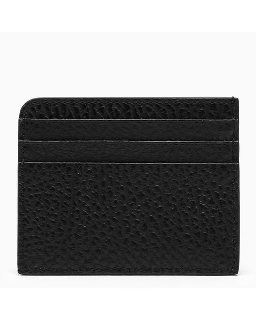 Maison Margiela Black Leather Card Holder for men