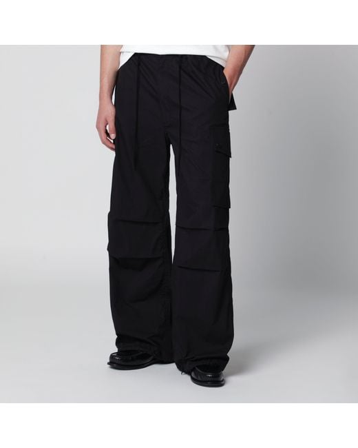 Needles Black Field Cargo Pants for men