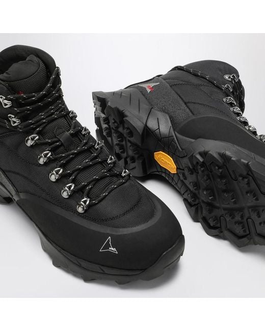 Stivaletto stringato di Roa in Black da Uomo