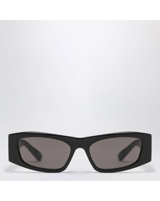 Balenciaga Gray Nano Rectangular Sunglasses