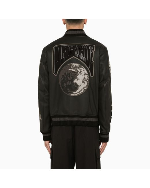 Off-White c/o Virgil Abloh Black Moon Lea Vars Jacket for men