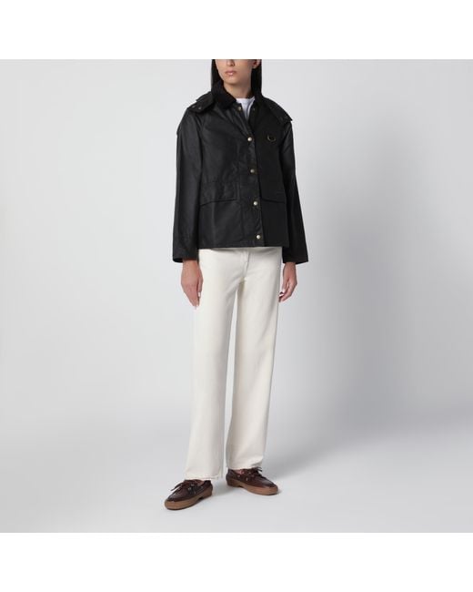 Barbour Black Waxed Cotton Jacket