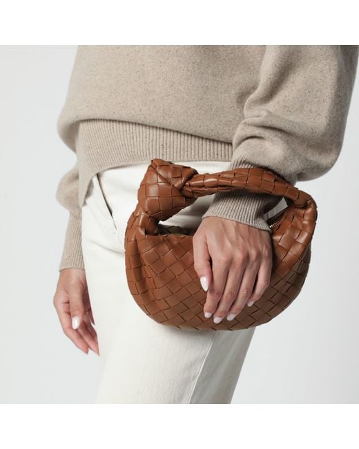 Bottega Veneta Brown Mini Jodie Bag