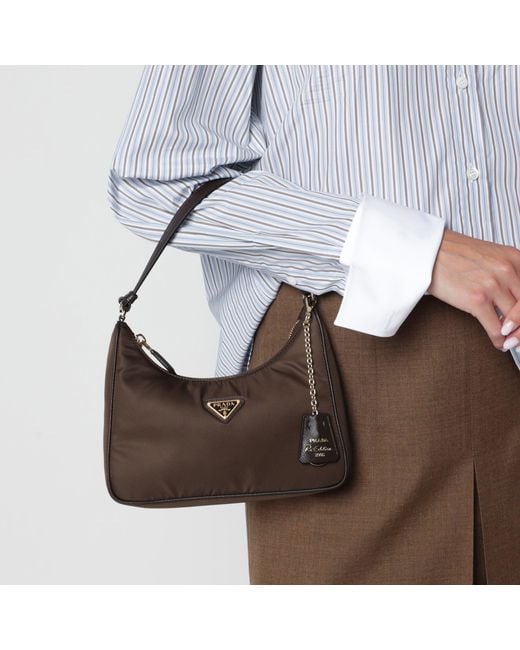 Borsa Re-Edition 2005 di Prada in Brown