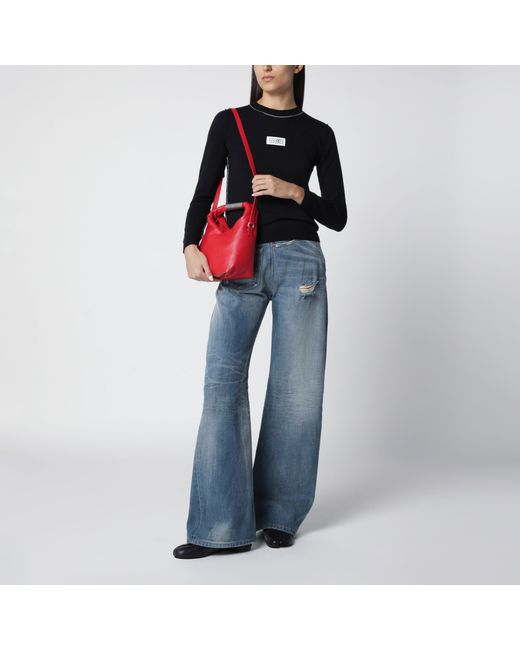 MM6 by Maison Margiela Red Japanese Bag Jewel Handle