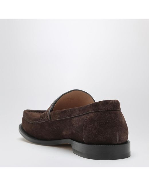 Loewe Brown Campo Loafers for men