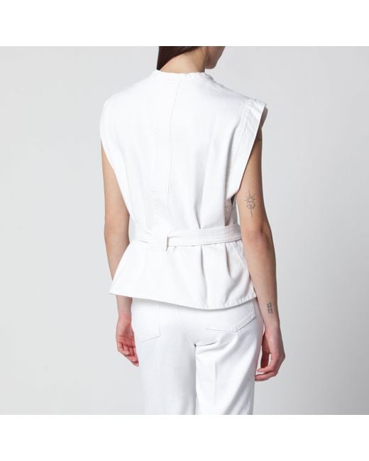 Lemaire White Chasuble Shirt