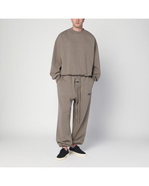 Pantaloni jogging grigi con logo di Fear Of God in Gray da Uomo