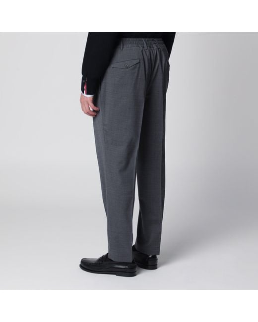 Santaniello Blue Dark Trousers for men