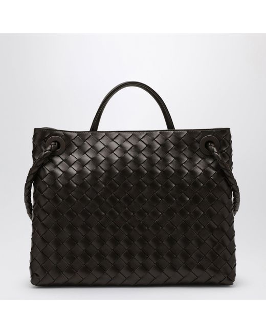 Bottega Veneta Black Andiamo Medium Bag