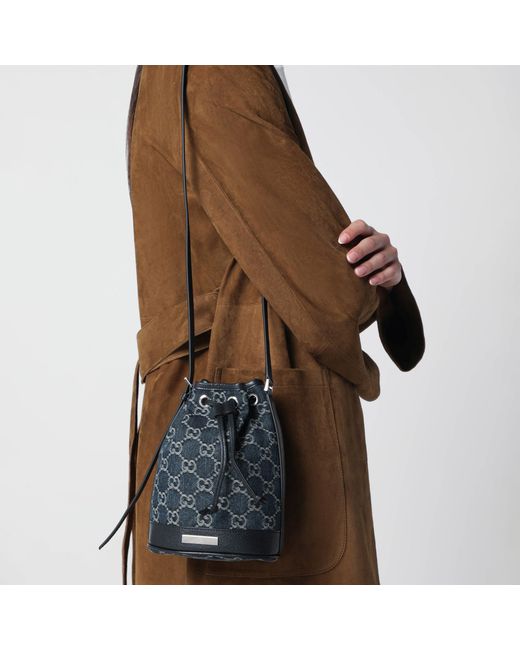 Mini Borsa A Secchiello di Gucci in Black