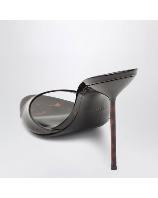 Paris Texas Black Lidia 105 Patent Leather Mules