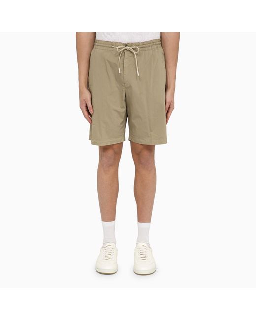 PT Torino Natural Cotton-blend Bermuda Shorts for men