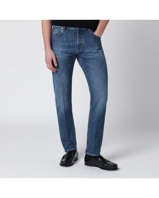 PT Torino Medium Blue Slim Jeans for men