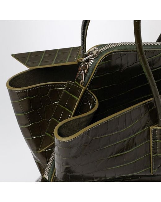 The Attico Black La Passeggiata Medium Bag Dark