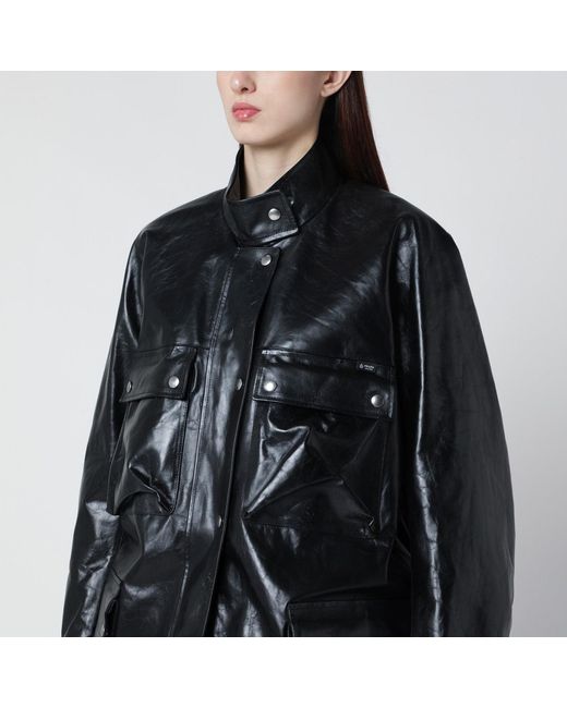 Prada Black Peacoat