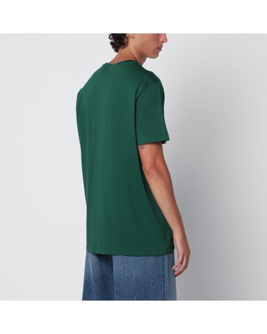 Polo Ralph Lauren Green Embroidered Cotton T-Shirt for men