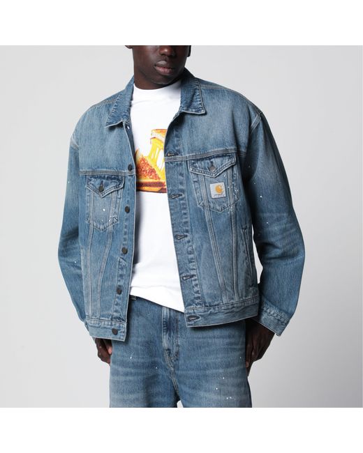 Carhartt Blue Helston Jacket for men