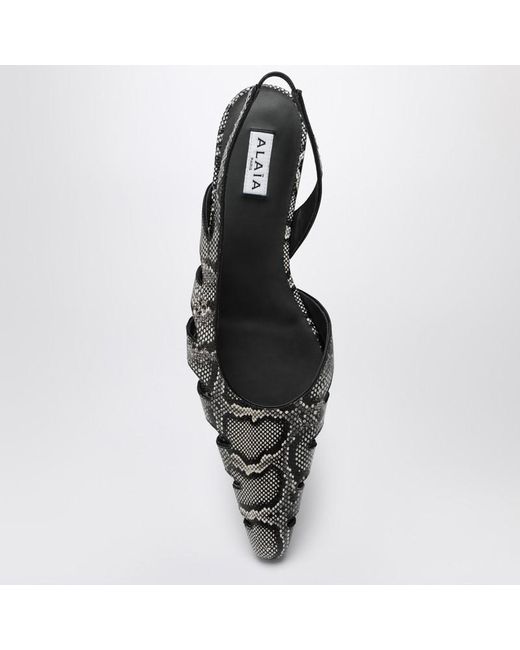 Alaïa Black Slingback Ballerinas