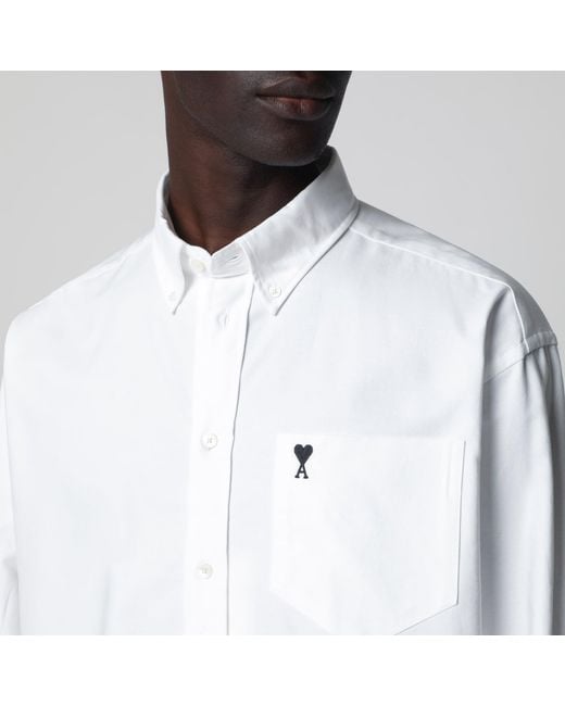 AMI White Ami De Coeur Shirt for men