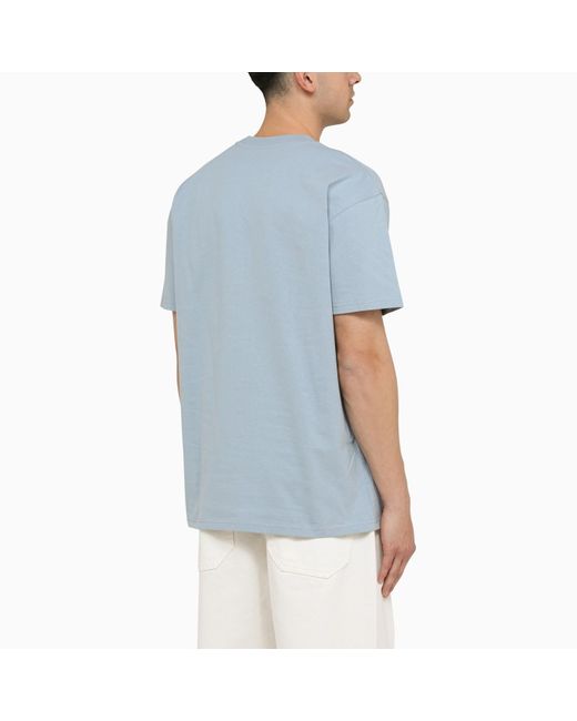 Carhartt Blue S/S American Script T-Shirt for men