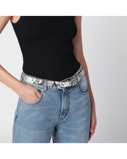 DEHANCHE Hollyhock Belt in White | Lyst UK