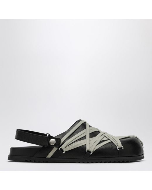 Rick Owens Multicolor Megalaced Mule Nere for men
