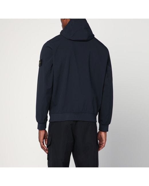 Stone Island Blue Technical Fabric Jacket for men