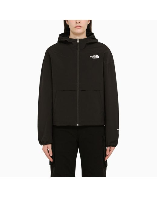 The North Face Black Hooded Jacket With Logo
