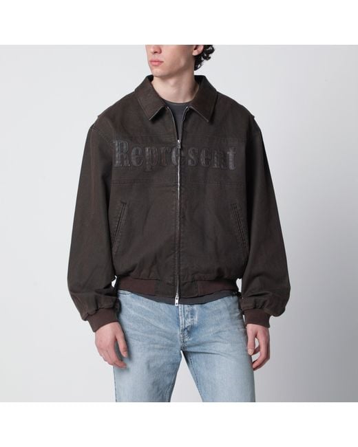 Bomber Roscoe di Represent in Black da Uomo
