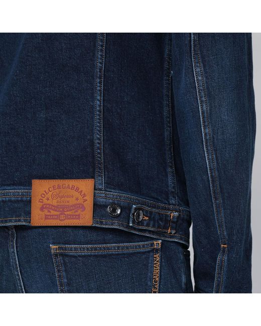 Dolce & Gabbana Blue Denim Jacket for men
