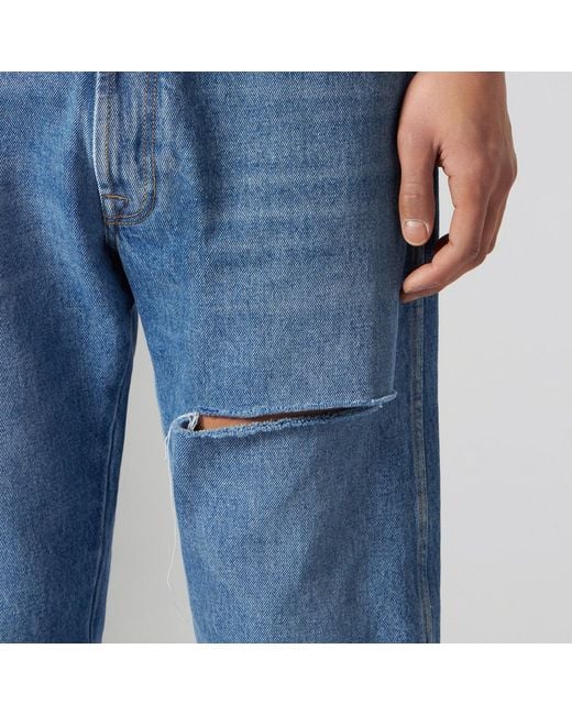 1989 STUDIO Blue Regular Denim Pants for men