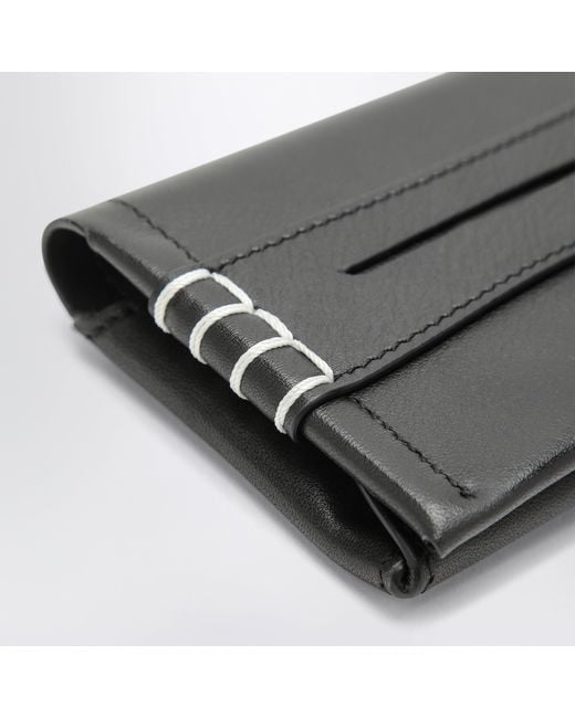 J.W. Anderson Black Penny Loafer Card Holder for men