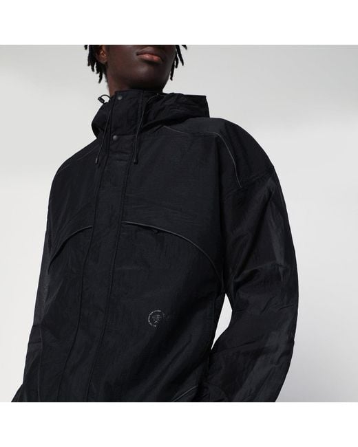 Purple Mountain Observatory Black Ripstop Mesh Zip Up Jacket for men