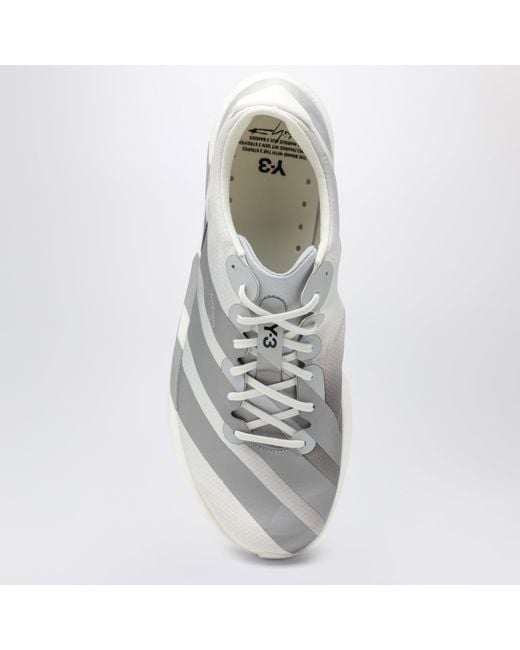 Y-3 White Adios 9 Mesh Trainers for men