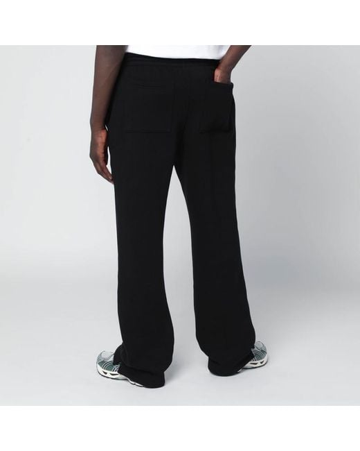 Represent Black Cotton Jogger Pants for men