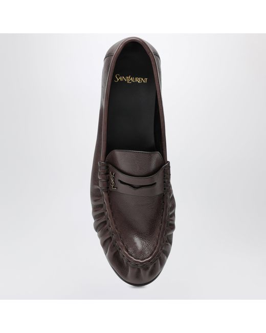 Saint Laurent Black Le Loafer Leather Loafers for men