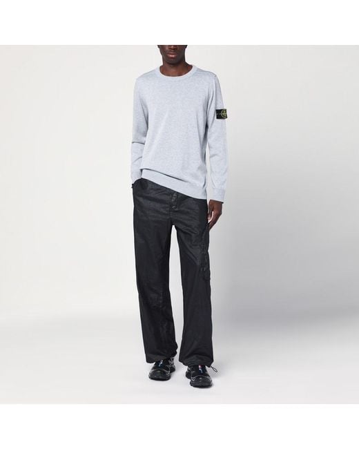 Stone Island Blue Nylon Pants for men