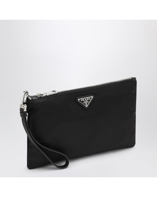 Prada Black Re-Nylon Envelope for men