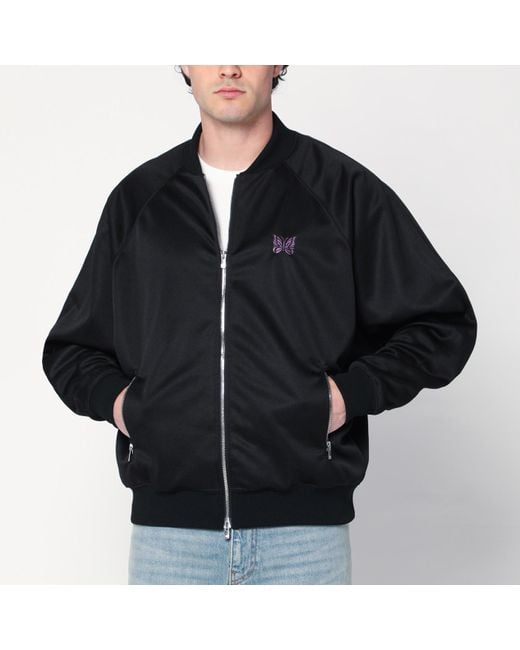 Needles Zip Hoodie in Black for Men | Lyst